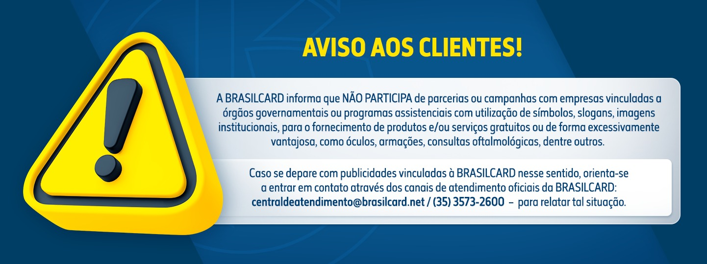 Aviso aos clientes